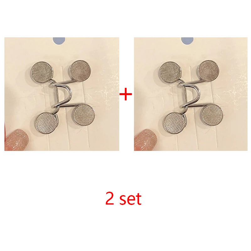 Women Skirt Pants Jeans Adjustable Waist Clip Metal Pins Clothing Accessories Sewing Women'S Brooch Set Tighten Waist Brooches