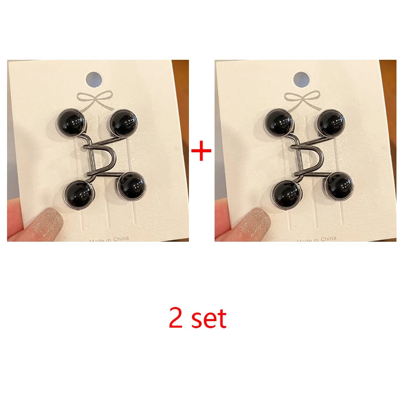 Women Skirt Pants Jeans Adjustable Waist Clip Metal Pins Clothing Accessories Sewing Women'S Brooch Set Tighten Waist Brooches