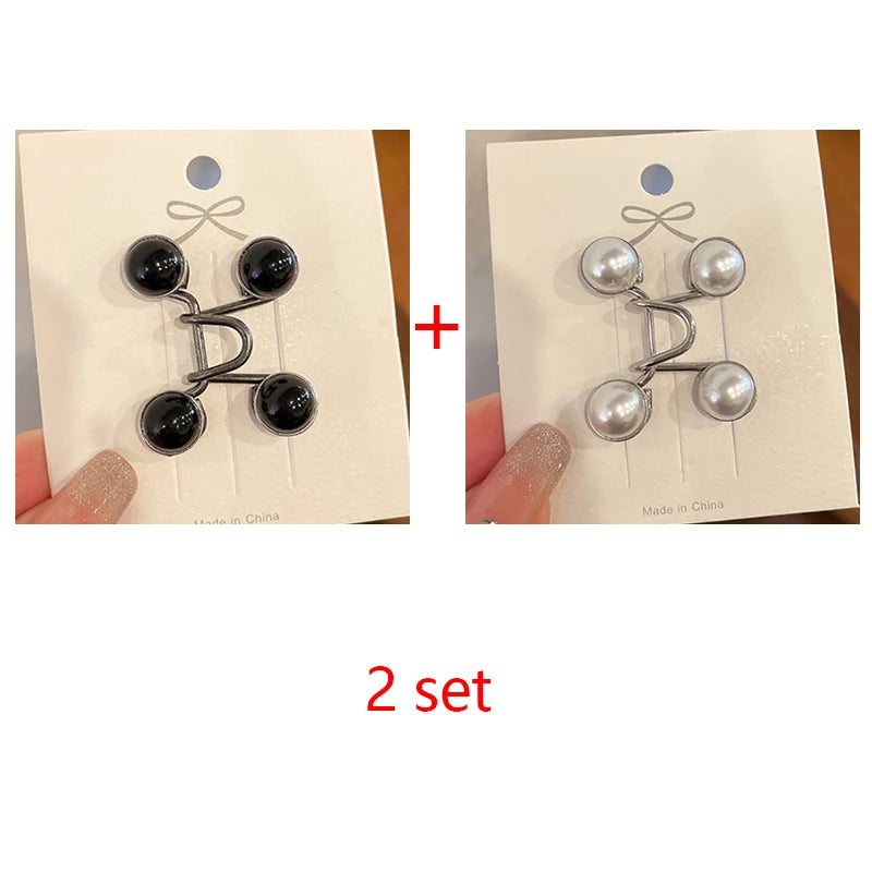 Women Skirt Pants Jeans Adjustable Waist Clip Metal Pins Clothing Accessories Sewing Women'S Brooch Set Tighten Waist Brooches