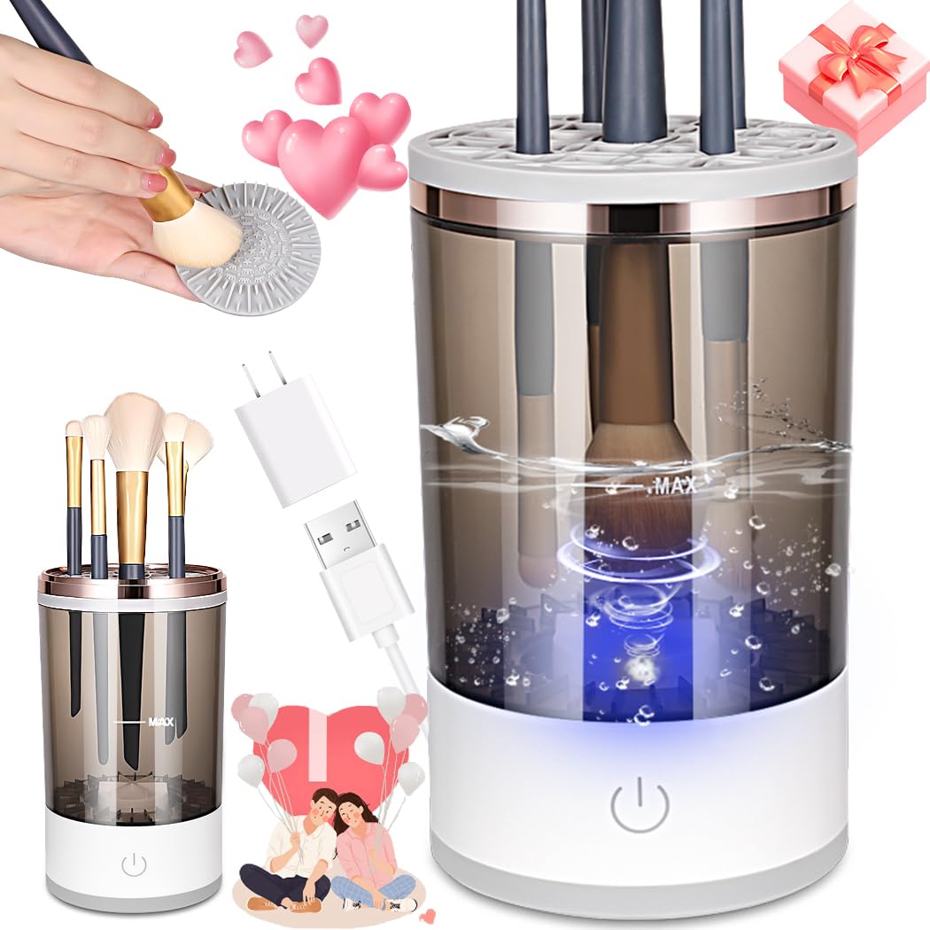 Rechargeable Automatic Makeup Brush Cleaner and Washer