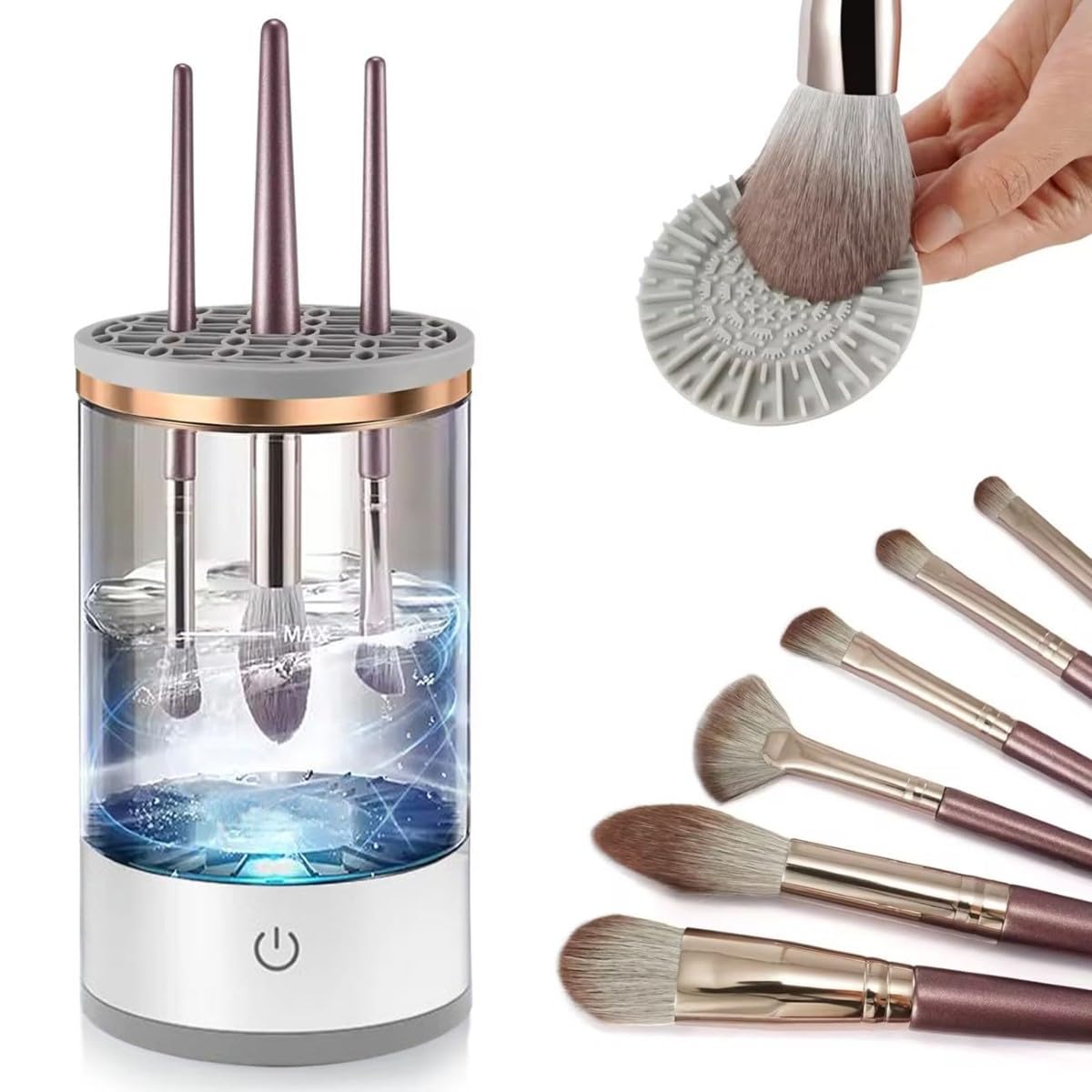 Rechargeable Automatic Makeup Brush Cleaner and Washer