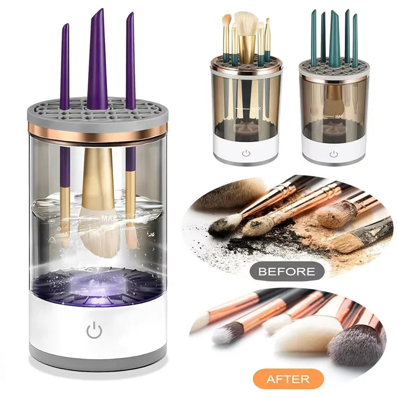 Rechargeable Automatic Makeup Brush Cleaner and Washer